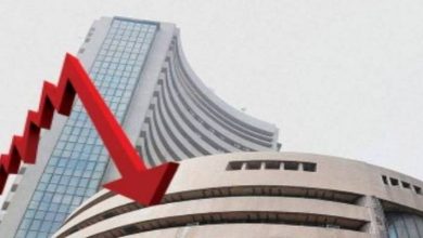 Photo of सेंसेक्‍स 400 अंक लुढ़का, निफ्टी 9 हजार के नीचे
