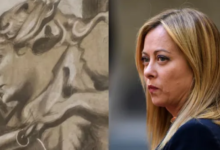 Photo of इटली की चर्च में फरिश्ते की तस्वीर में लगा मेलोनी का फोटो, भड़के लोग