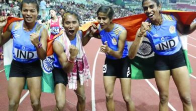 Photo of Asian Games 2026 में भारत की बेटियों का जलवा, 4×400 मीटर रिले में गोल्ड जीतकर रचा इतिहास ???